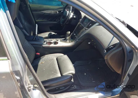 2018 Infiniti Q50 3.0T Red Sport 400 from USA, damaged, VIN JN1FV7AP4JM460551